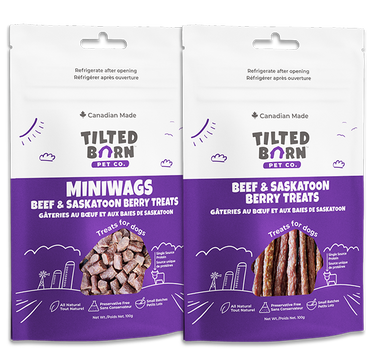 Tilted Barn Beef & Saskatoon Berry Treats